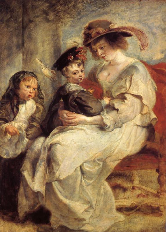 Peter Paul Rubens Helen and her children oil painting picture